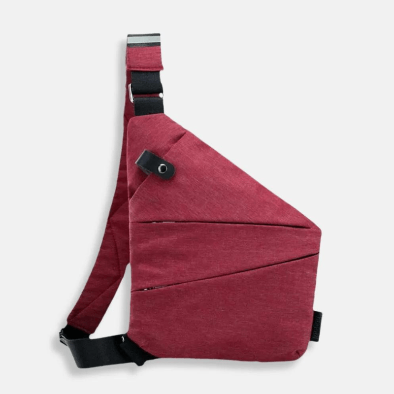 BondCrafts Anti Theft Crossbody Bag Red / Right-Handed Anti-Theft Crossbody Bag