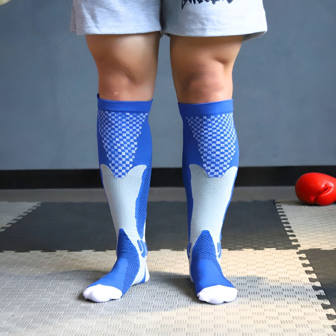 BondCrafts 200004183 Blue / S/M Travel Compression Socks