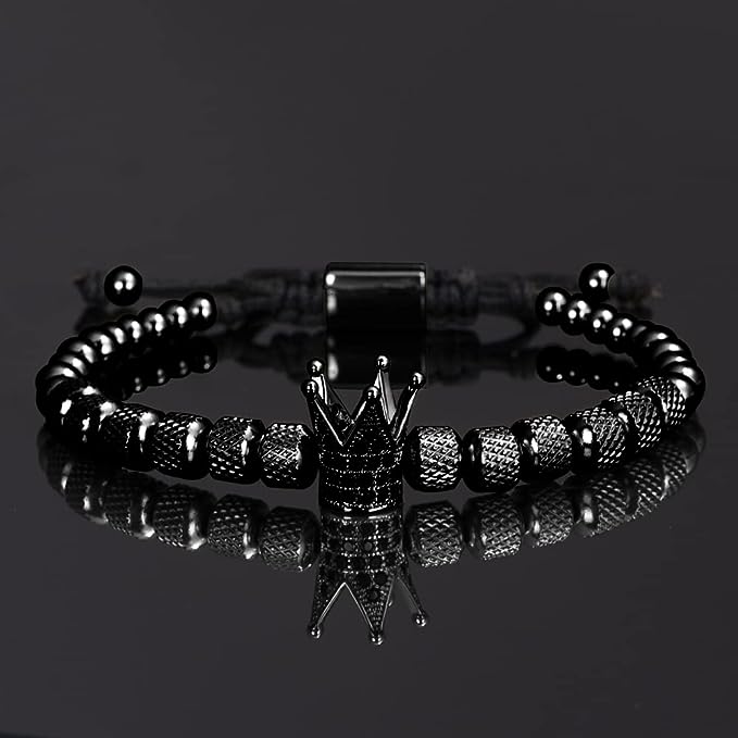 "To My Man - Straighten Your Crown" Bracelet Gift Set