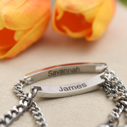 Couples King and Queen Bracelet Set