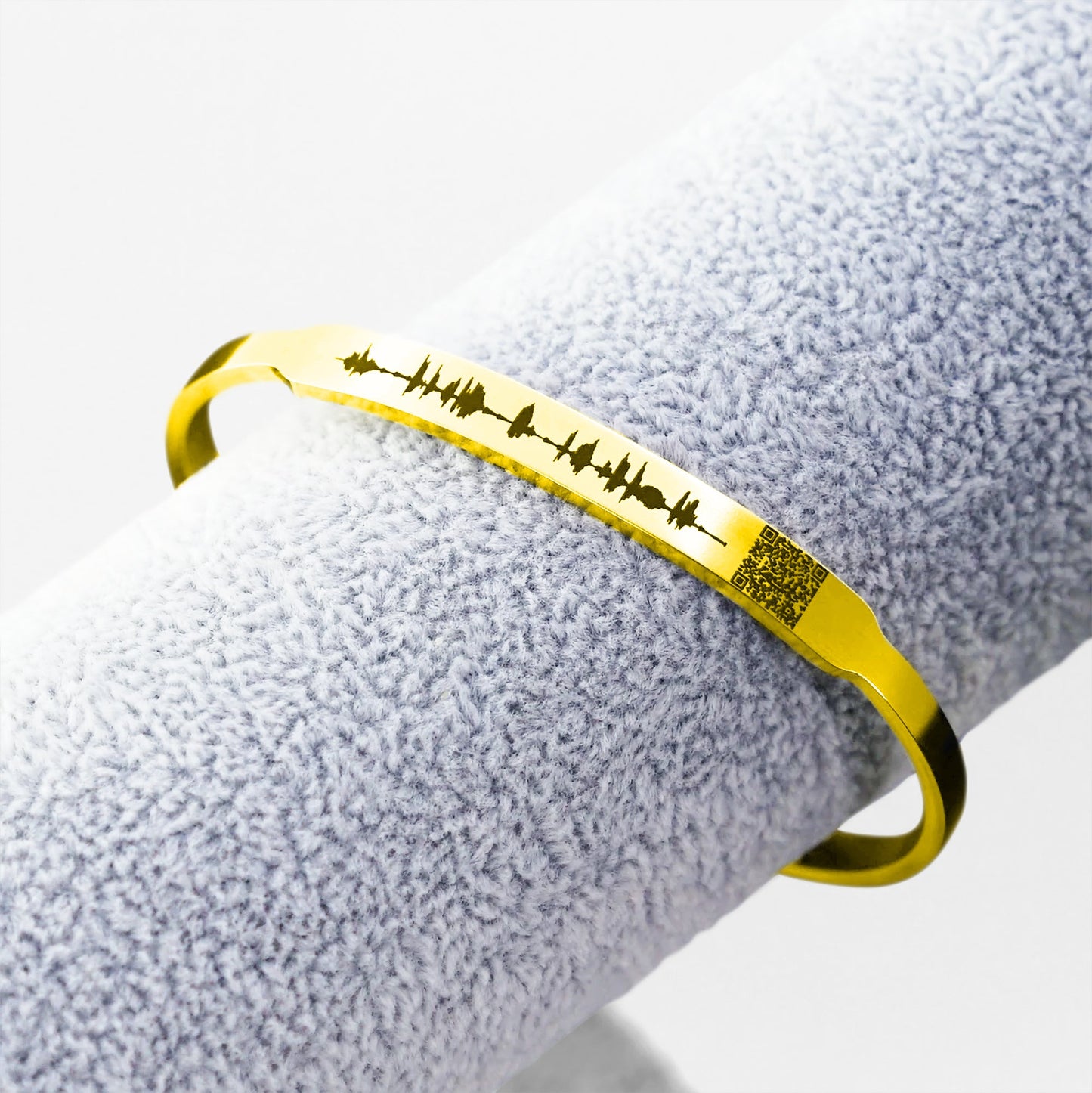 Personalized Voice Recording Bracelet with Engraved Message