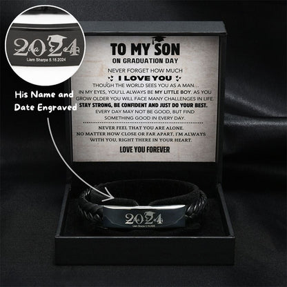 Son's Personalized Graduation Milestone Keepsake Gift Set