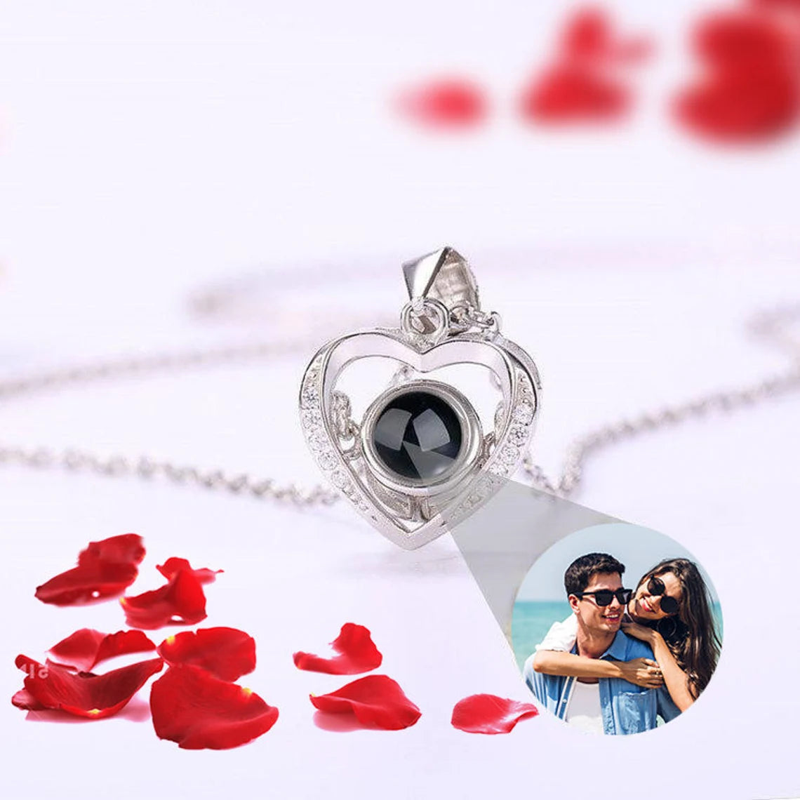 Soulmate Personalized Projection Necklace Gift Set