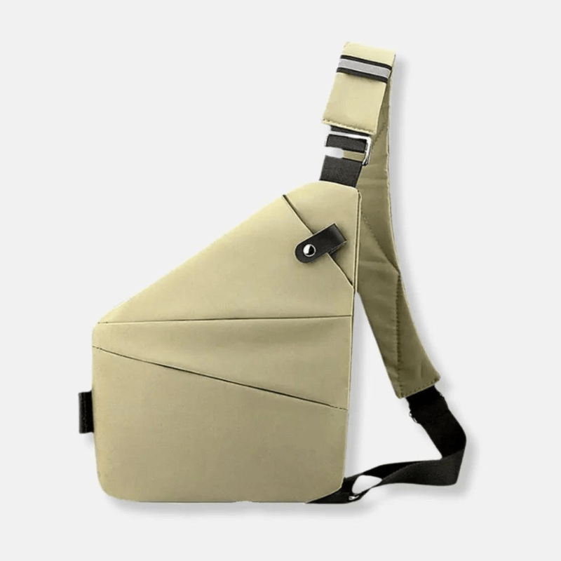 BondCrafts Anti Theft Crossbody Bag Cream / Left-Handed Anti-Theft Crossbody Bag
