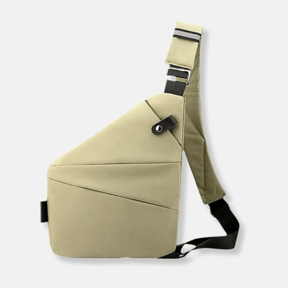 BondCrafts Anti Theft Crossbody Bag Cream / Left-Handed Anti-Theft Crossbody Bag