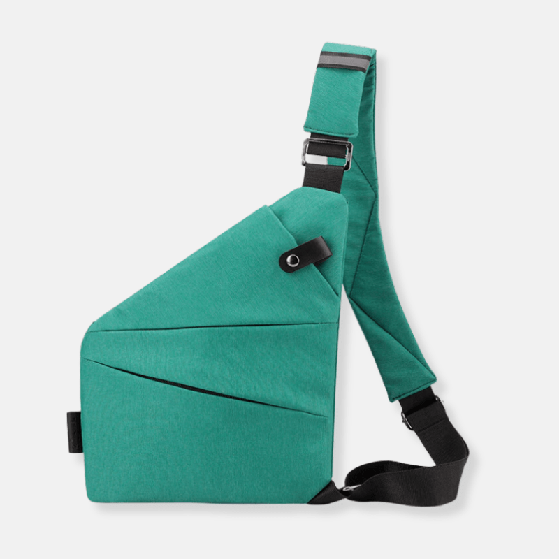 BondCrafts Anti Theft Crossbody Bag Dark Green / Left-Handed Anti-Theft Crossbody Bag