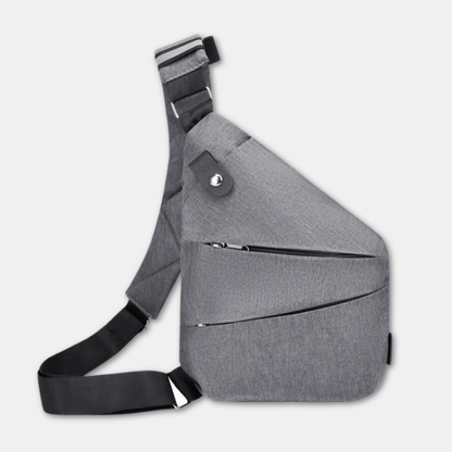 BondCrafts Anti Theft Crossbody Bag Grey / Right-Handed Anti-Theft Crossbody Bag