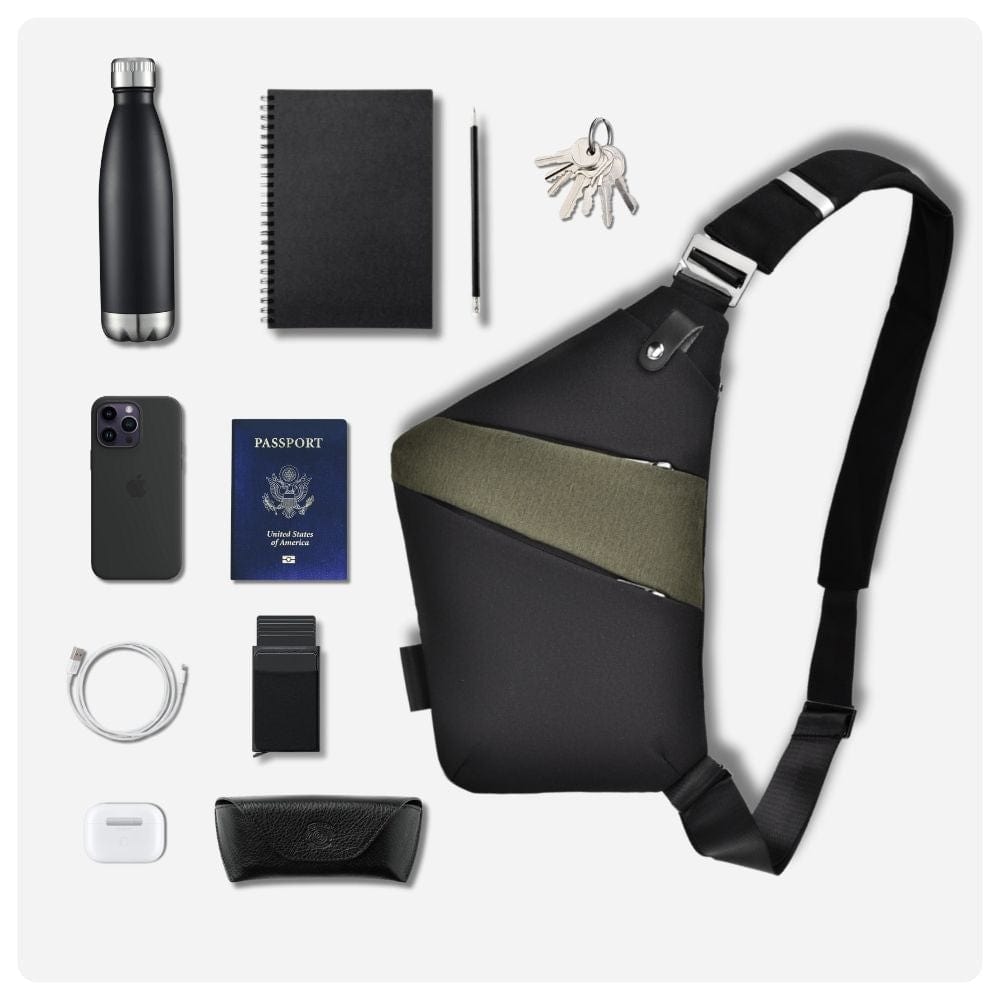 BondCrafts Sling Bag The Slim Carry Antitheft Bag