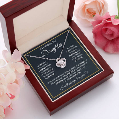 To My Daughter - A Lifetime of Love Necklace Gift Set